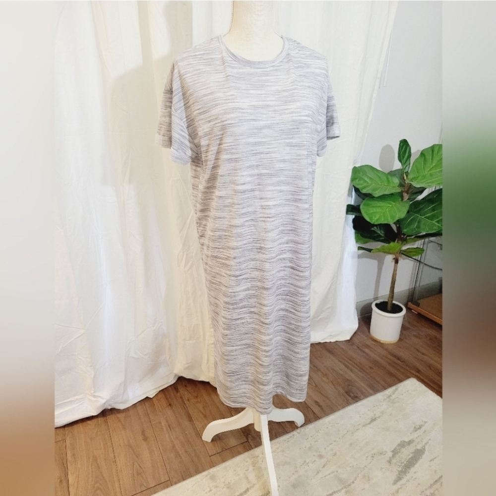 Westloop Women's Pull-over Rolled Sleeve Loungewear T-shirt Midi Dress size XL